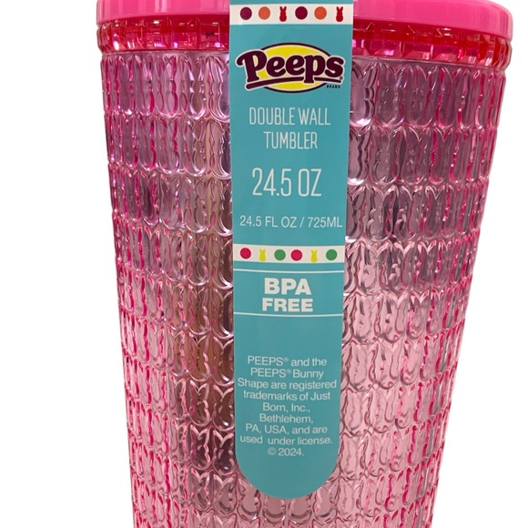 Personalized Peeps Bunny Double Wall Tumbler - Picture 5 of 5